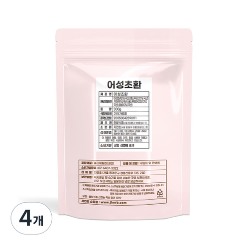 자연초 어성초환, 300g, 4개