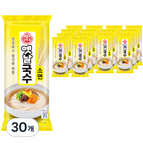 오뚜기옛날 국수 소면, 500g, 30개