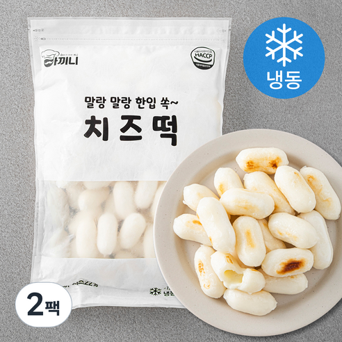 아끼니 치즈떡 (냉동), 1kg, 2개