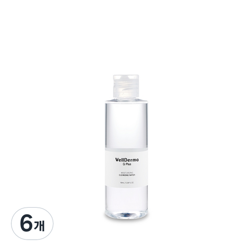 웰더마 지플러스 클렌징 워터, 100ml, 6개