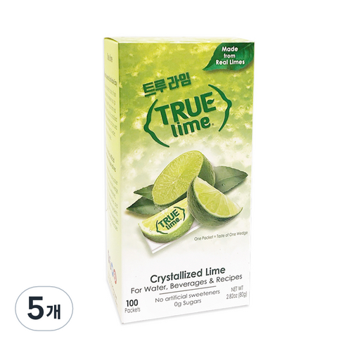 트루시트러스 트루라임 에이드분말, 0.8g, 100개입, 5개