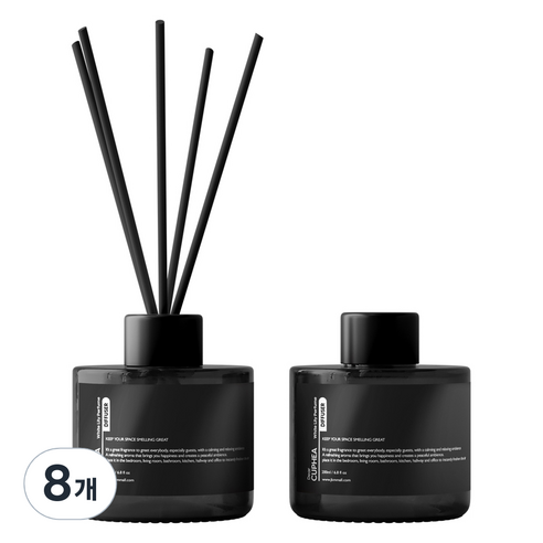디어쿠페아 퍼퓸 디퓨저, 화이트릴리, 200ml, 8개