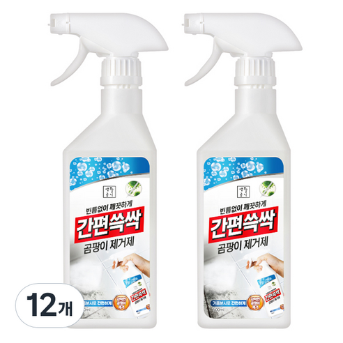 생활공식 간편쓱싹 곰팡이 제거제, 12개, 500ml