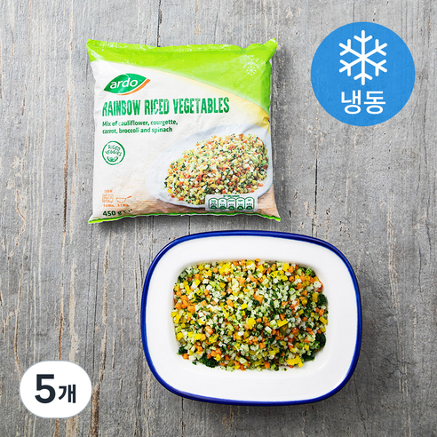 ardo 레인보우라이스드 (냉동), 450g, 5개