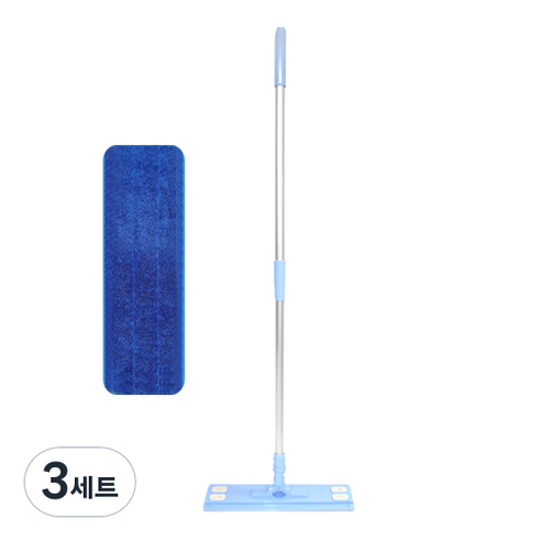 월드크린 초극세사 밀대 세트 40cm, 3세트