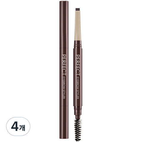 미샤 퍼펙트 아이브로우 스타일러 오토펜슬 0.15g, 레드브라운, 4개