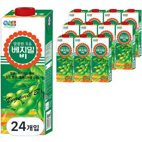 베지밀 달콤한 두유 B, 950ml, 24개