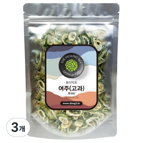 동이약초 국내산 여주 고과, 150g, 3개