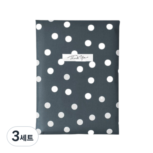 기프트백 20p + 스티커 20p 세트, 빈티지도트, 3세트
