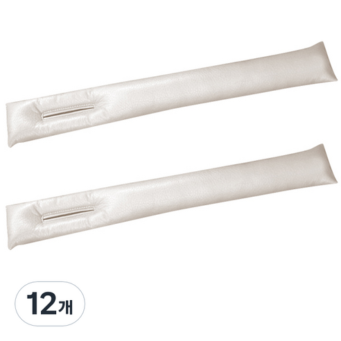 블럭마트 카시트 틈새커버 2p, 크림, 12개