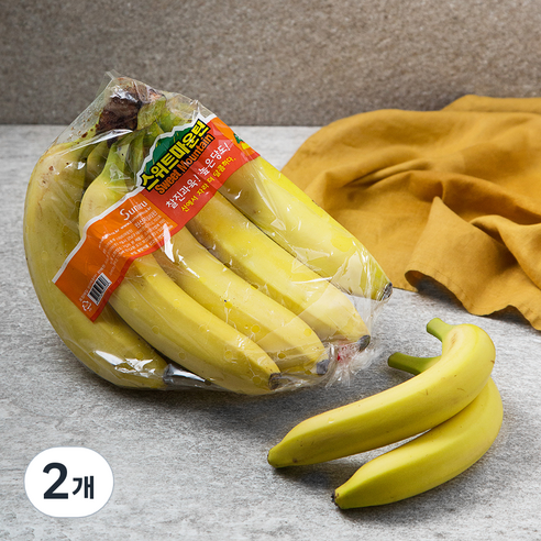 스미후루 스위트마운틴 바나나, 1.5kg내외, 2개