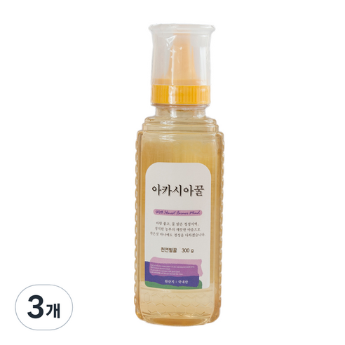 가가농장 아카시아꿀, 300g, 3개