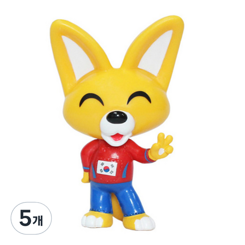 뽀로로 국가대표 친구들 축구 에디 피규어, 5개