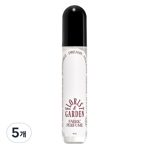 오디드 패브릭 퍼퓸 섬유탈취제 플로리스트가든, 5개, 85ml