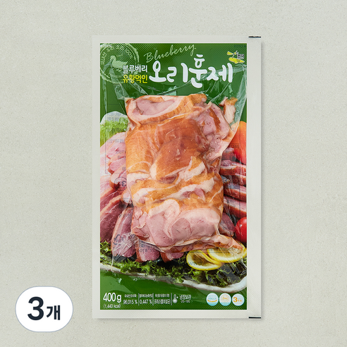 [로켓프레시] 퀸덕 블루베리 유황먹인 오리훈제