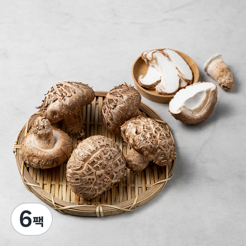 GAP 인증 청양 표고버섯 화고, 200g, 6팩