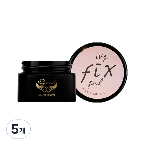 그라시아 아이비 픽스젤 25g, 투명, 5개