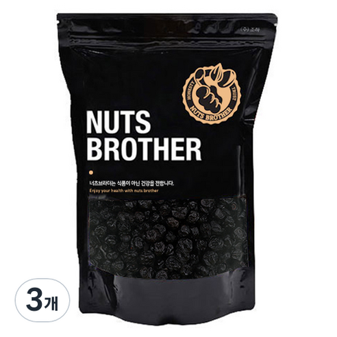 너츠브라더 건블루베리, 500g, 3개