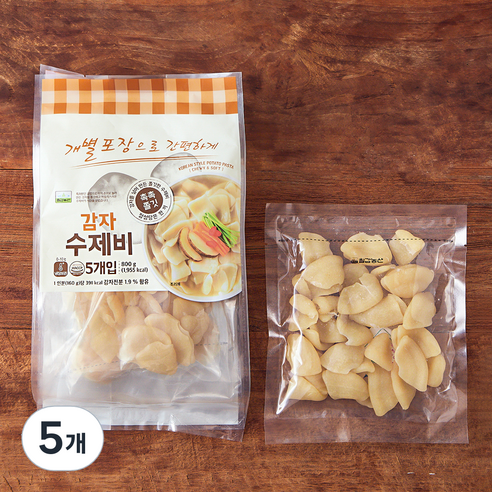 칠갑농산 감자수제비 5개입, 800g, 5개