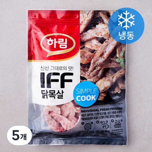 하림 IFF 닭목살 (냉동), 500g, 5개