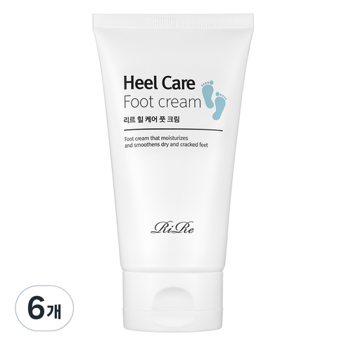 리르 힐 케어 풋 크림, 1개입, 6개