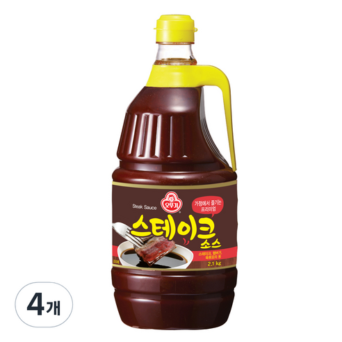 오뚜기 스테이크 소스, 2100g, 4개