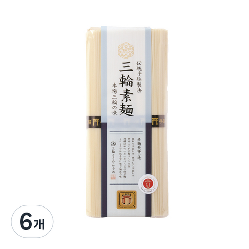 소미 미와소면, 250g, 6개