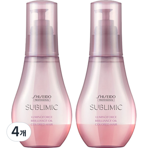 시세이도프로페셔널 서브리믹 루미노포스 브릴리언스 헤어오일, 100ml, 4개