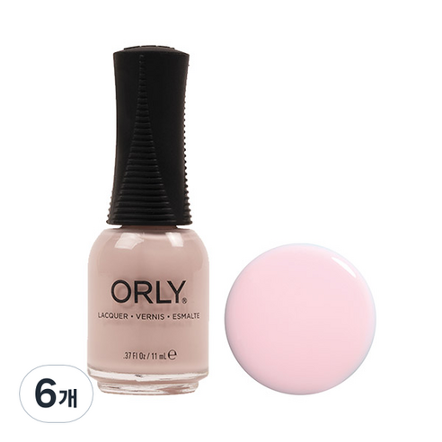 오를리 네일컬러 매니큐어 11ml, 2020012 키스더브라이드, 6개