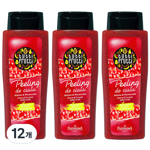 파모나 체리 커런트 크리미 워시 스크럽, 100ml, 12개
