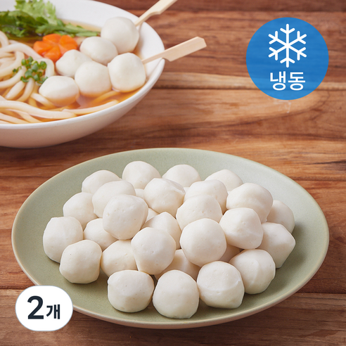 지엔씨푸드 피쉬볼 화이트 (냉동), 500g, 2개