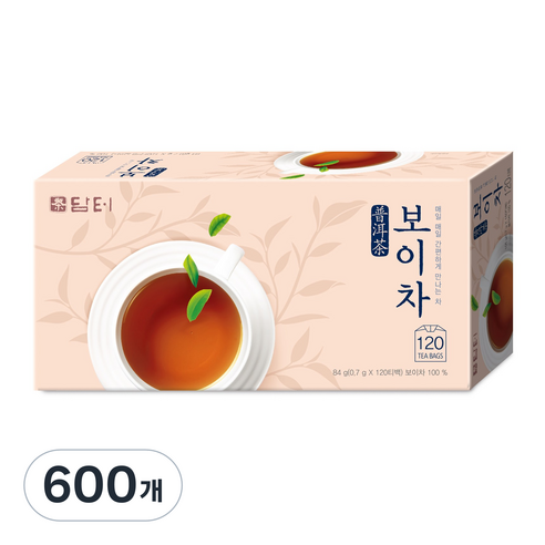 담터 보이차, 0.7g, 120개입, 5개