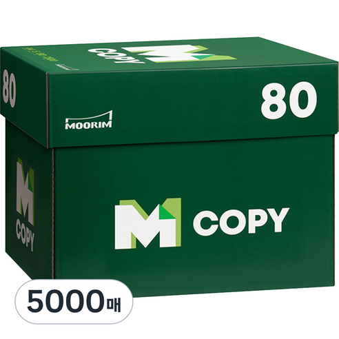 MCOPY 80gsm 복사용지, A4, 5000매