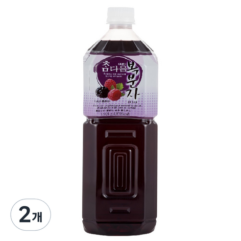 파낙스 참다음 복분자 음료베이스, 1.5L, 2개