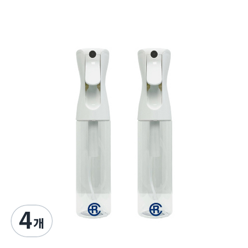 에어라파 분무기 300ml, 크리스탈 화이트, 4개