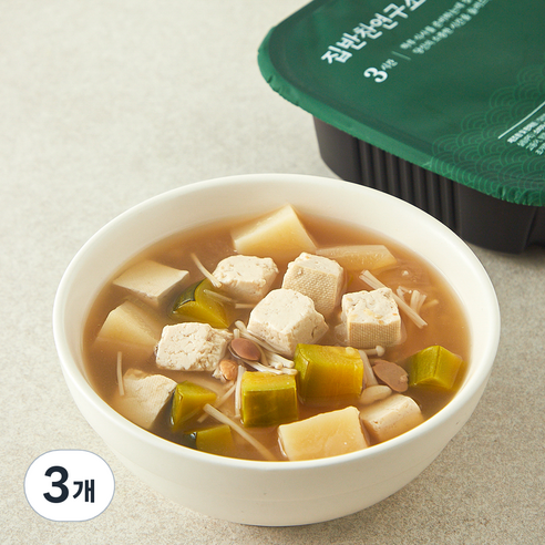 집반찬연구소 아이들 된장국, 650g, 3개