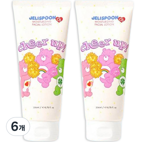 젤리스푼 케어베어 모이스처라이징 페이셜 로션, 6개, 200ml