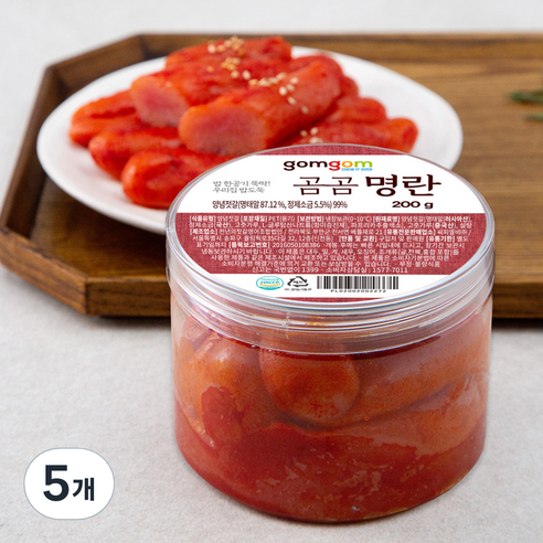 곰곰 명란, 200g, 5개