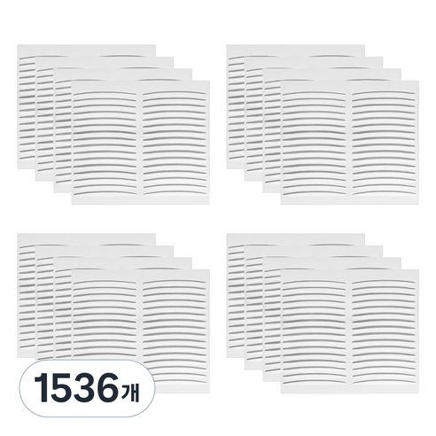 다크니스 시크릿 고급 양면 쌍꺼풀 테이프 나노형 PVC, 1536개