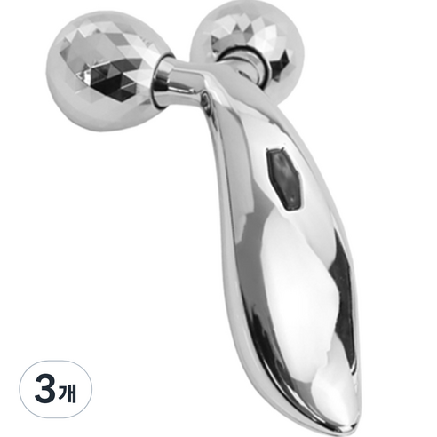 아이돈케어 마사지롤러, 3개, 실버