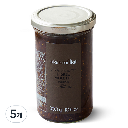 알랭밀리아 무화과잼, 300g, 5개