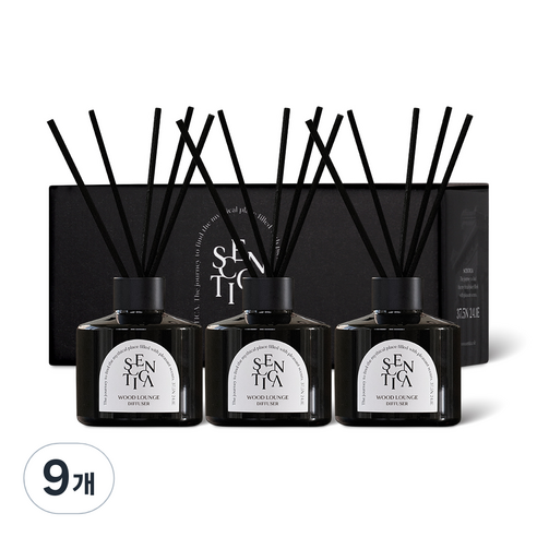 센티카 오브제 디퓨저, 07 우드라운지, 200ml, 9개