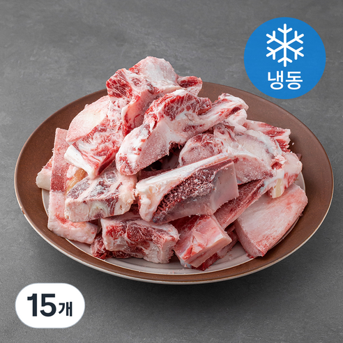 국제식품 한우 잡뼈 탕용 (냉동), 1kg, 15개