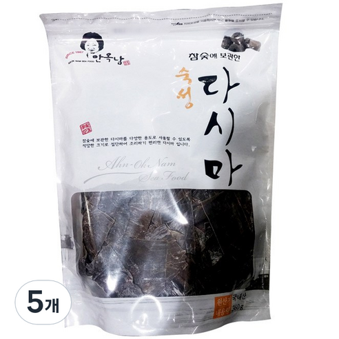 안옥남 숙성 다시마, 360g, 5개
