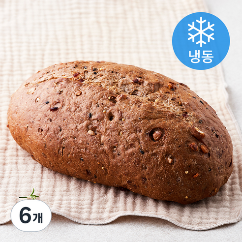 브레밀 호두베리 깜빠뉴 (냉동), 280g, 6개