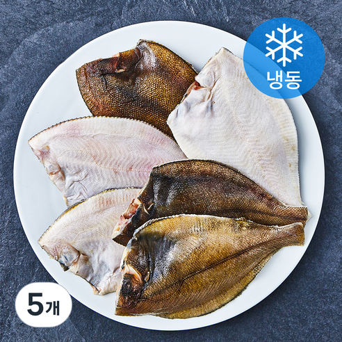 고고새우 두툼한 손질 두절 가자미 (냉동), 1kg(중), 5개