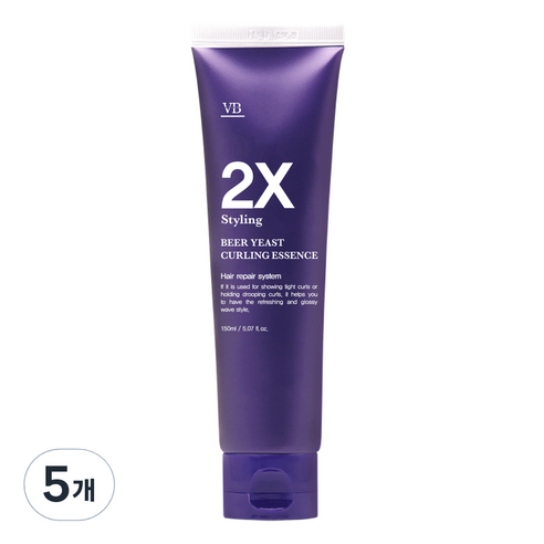 비바스 맥주효모 2X 컬링 에센스, 5개, 150ml