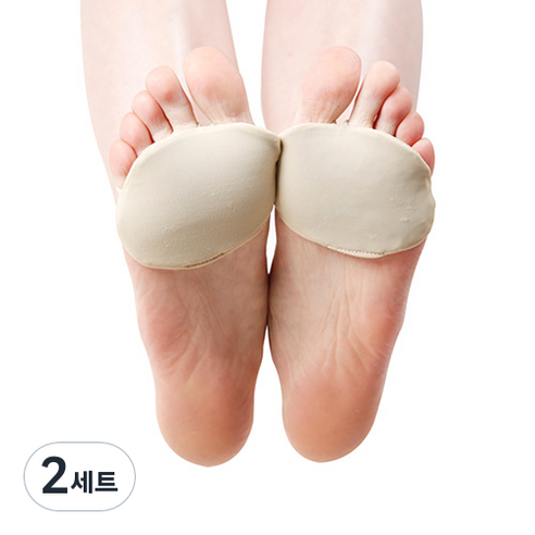 메디앤스토리 실리콘 앞꿈치 보호패드 좌 + 우 세트 L, 2세트