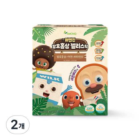 퍼멘진 발효홍삼 젤리스틱 56포, 2개, 840g