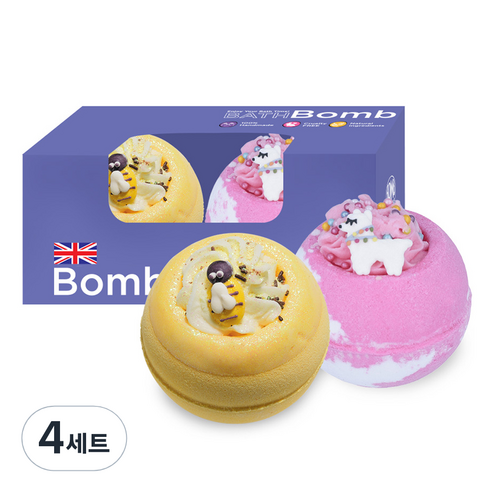 밤코스메틱 노프롭라마 바스 블라스터 입욕제 160g + 허니비 마인 바스 블라스터 160g 세트, 4개
